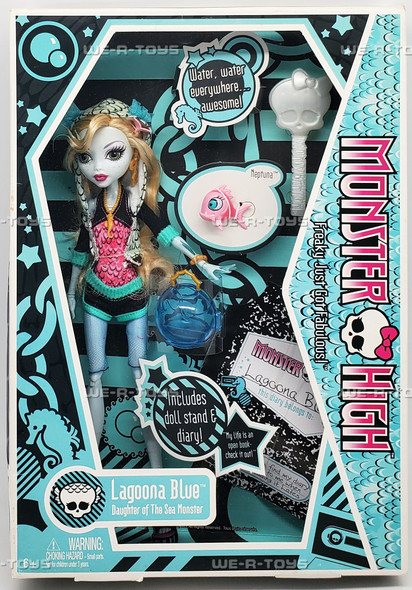Monster High Lagoona Blue First Wave Doll 2009 Mattel P2673