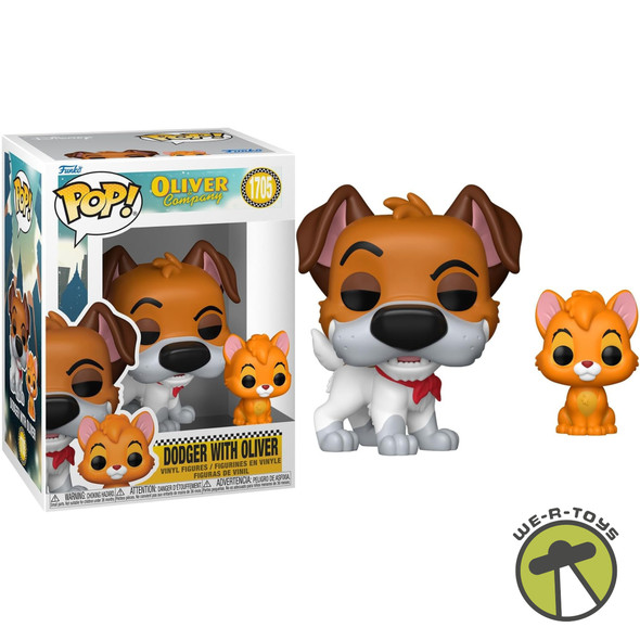 Funko Pop Oliver and Company Dodger with Oliver Vinyl Figure and Buddy #1705
