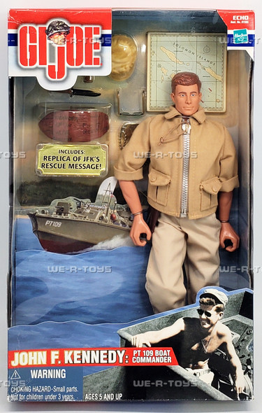 G.I. Joe John F. Kennedy PT 109 Boat Commander Action Figure 2000 Hasbro 81633