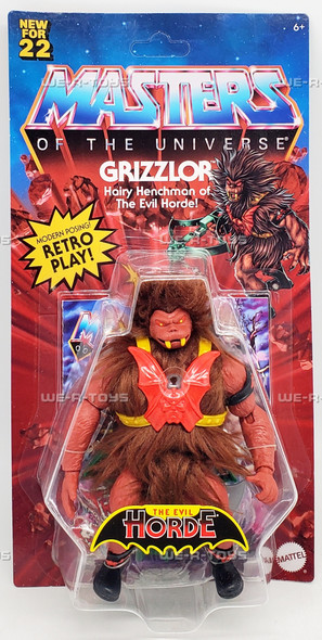 Masters of the Universe The Evil Horde Grizzlor Action Figure Mattel HRG18