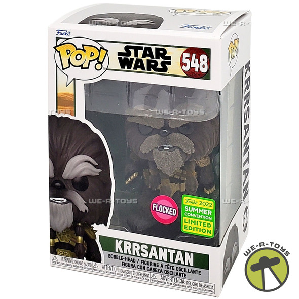 Funko POP Star Wars Krrsantan 548 Flocked Vinyl Bobble Head Figure