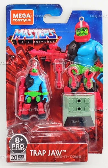 Masters of the Universe Trap Jaw Mega Construx Action Figure Mattel GVW98
