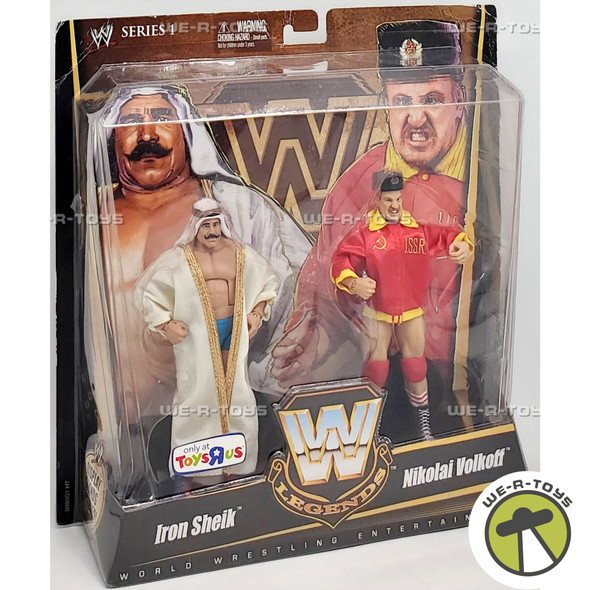 WWE Legends Series 1 Iron Sheik and Nikolai Volkoff Action Figure Set 83978
