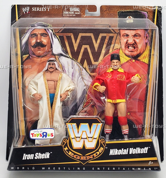 WWE Legends Series 1 Iron Sheik and Nikolai Volkoff Action Figure Set 83978