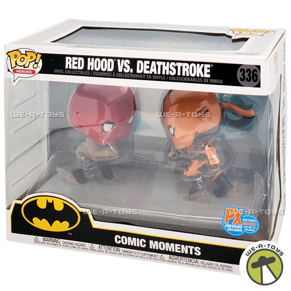 Funko POP Heroes DC Comic Moments Red Hood vs Deathstroke 336 Vinyl Figure