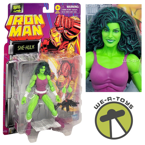 Marvel Comics Iron Man She-Hulk 6-Inch Action Figure 2024 Hasbro F9029