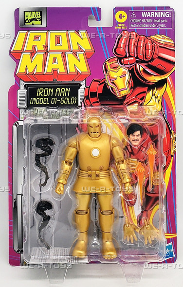 Marvel Legends Series Iron Man Model 01 - Gold Action Figure 2024 Hasbro F9026