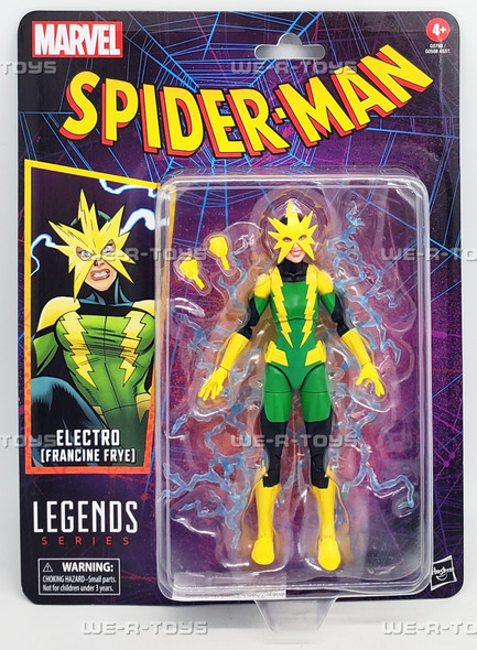 Marvel Legends Series Electro Francine Frye Action Figure 2025 Hasbro G0788