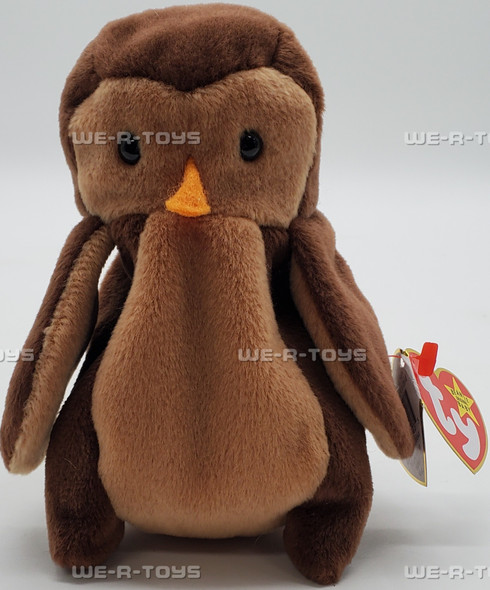 Ty Beanie Baby Hoot the Owl Plush 1996
