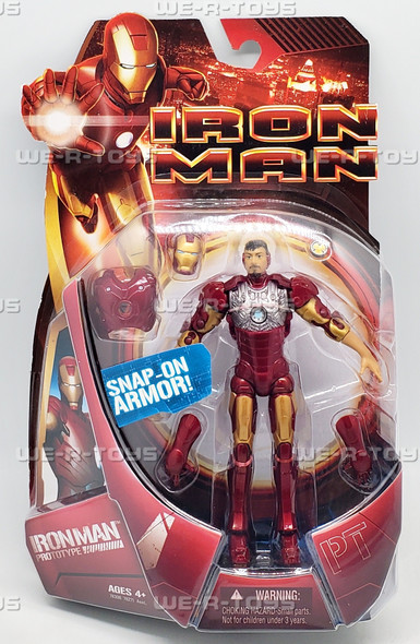 Marvel Iron Man Prototype Action Figure 2008 Hasbro 29259