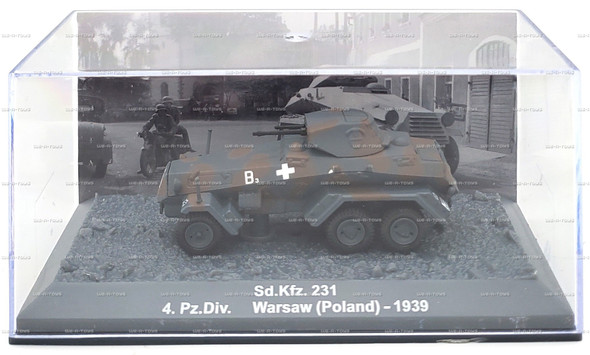 Altaya Sd.Kfz. 231 Warsaw Poland - 1939 1/72 Scale Vehicle