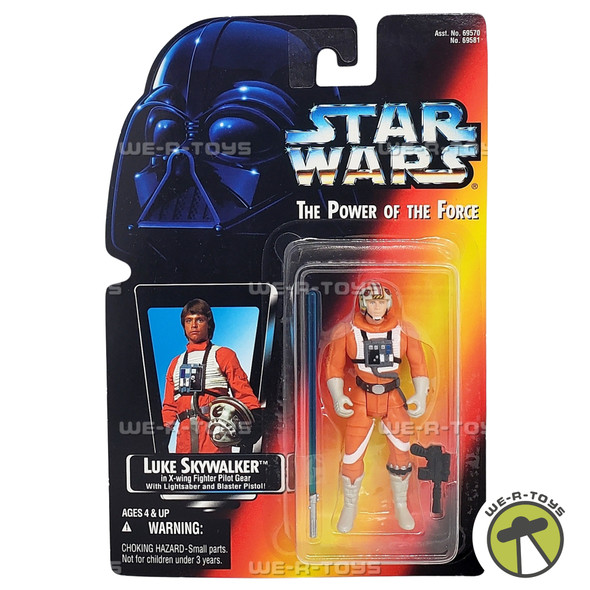 Star Wars The Power of The Force Luke Skywalker X-Wing Pilot Action Figure