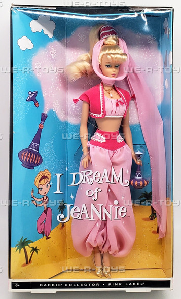 I Dream of Jeannie Pink Label Barbie Doll 2010 Mattel V0440