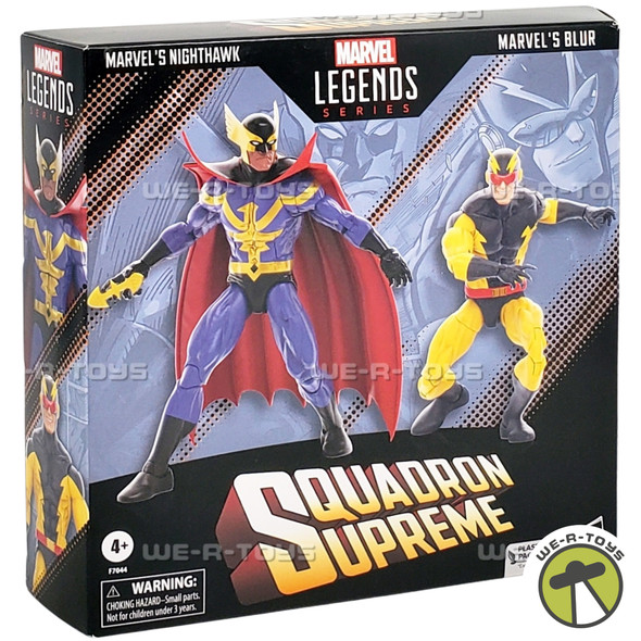 Marvel Legends Series Marvel's Nighthawk & Marvel's Blur Action Figures Hasbro