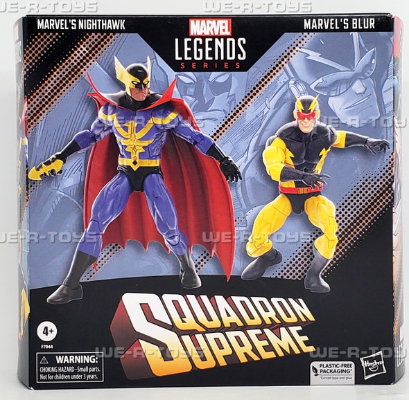 Marvel Legends Series Marvel's Nighthawk & Marvel's Blur Action Figures Hasbro