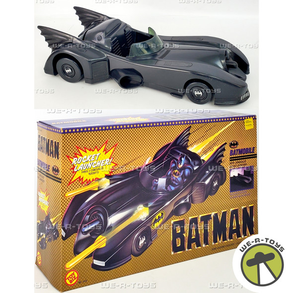 DC Batman Batmobile Vehicle with Rocket Launcher 1989 Toy Biz 04416