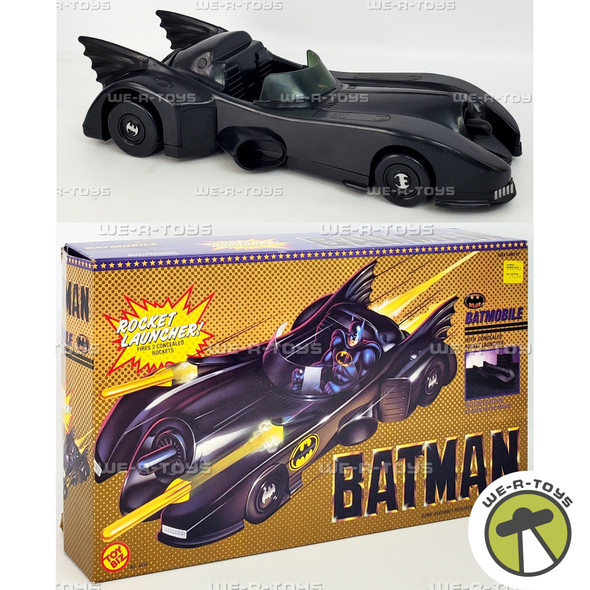 DC Batman Batmobile Vehicle with Rocket Launcher 04416 Toy Biz 1989