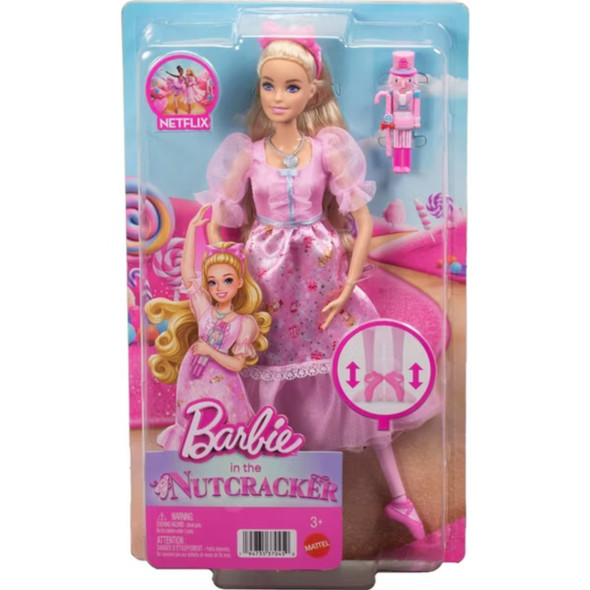 Barbie in the Nutcracker Clara Ballerina Doll with Articulated Ankles