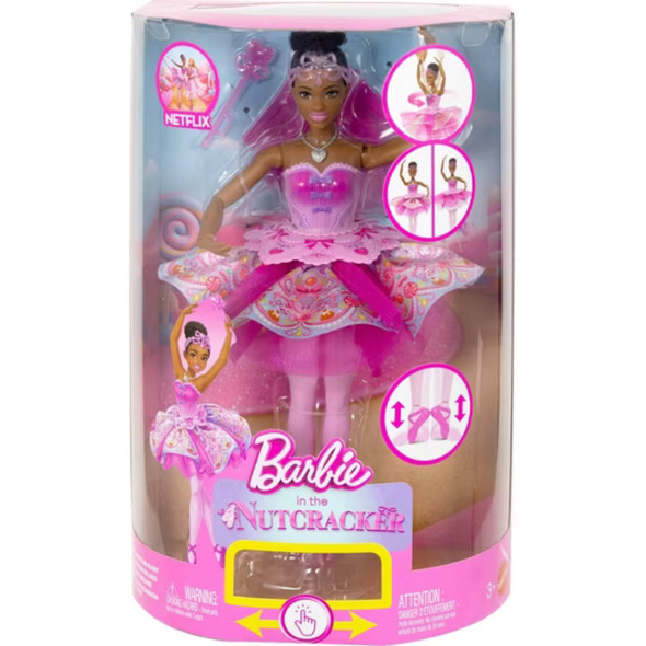 Barbie in the Nutcracker Sugar Plum Doll with Tutu and Ballerina Accessories