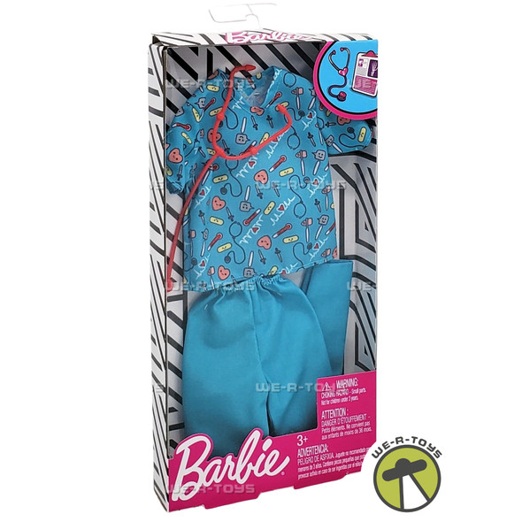 Barbie Ken Nurse with Stethoscope Fashion Set 2018 Mattel FXJ52