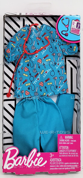 Barbie Ken Nurse with Stethoscope Fashion Set 2018 Mattel FXJ52