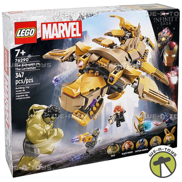 LEGO Marvel The Avengers vs. The Leviathan 347 Piece Building Set 76290