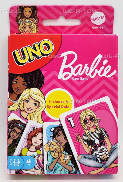 UNO Barbie Card Game 2020 Mattel FMP71