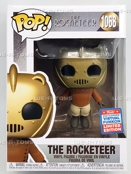 Funko POP Disney The Rocketeer 1068 Vinyl Figure 2021 Summer Virtual Funkon