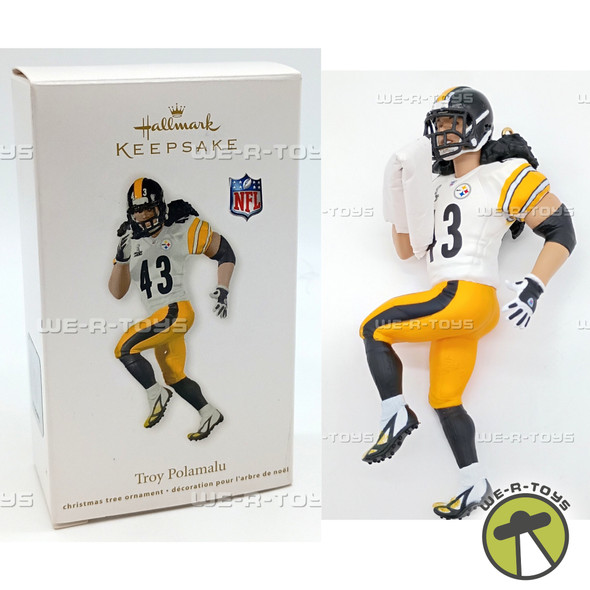 Troy Polamalu Hallmark Keepsake Ornament 2011