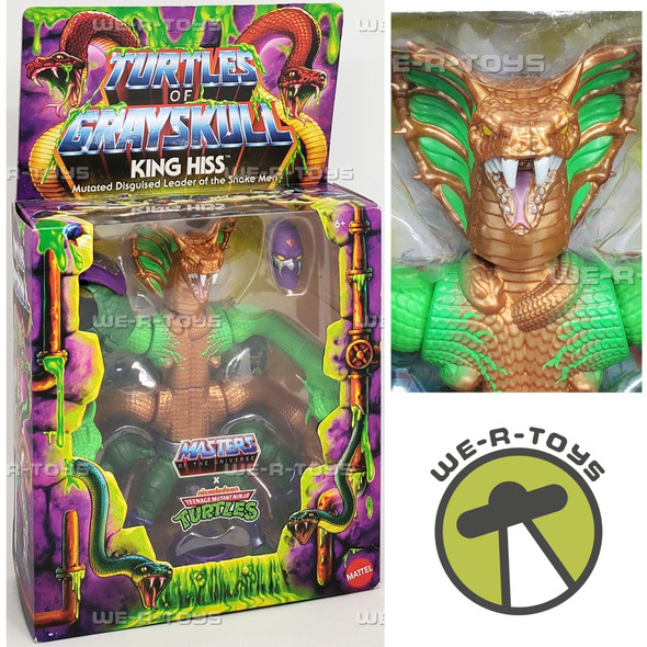 Turtles of Grayskull King Hiss Action Figure 2024 Mattel 26442