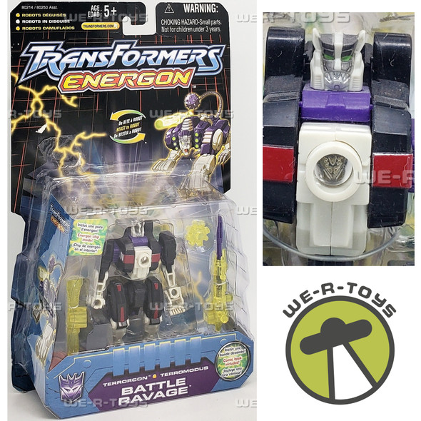 Transformers Energon Battle Ravage Action Figure 2003 Hasbro 80214