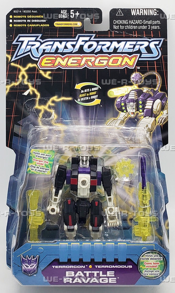 Transformers Energon Battle Ravage Action Figure 2003 Hasbro 80214