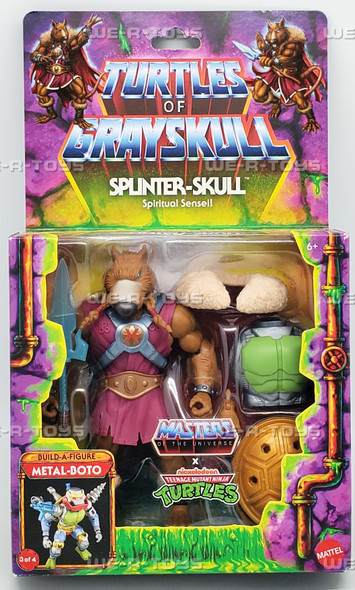 Turtles of Grayskull Splinter-Skull Action Figure 2023 Mattel 20561