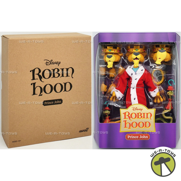 Disney Robin Hood Prince John Ultimates Action Figure Super7 81065