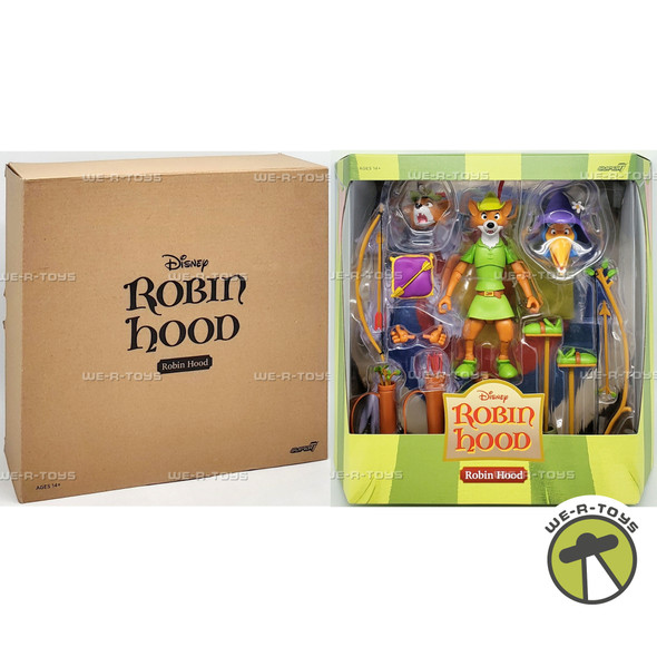 Disney Robin Hood w/Stork Costume Ultimates Action Figure Super7 81481