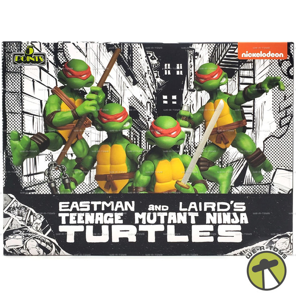 5 Points Teenage Mutant Ninja Turtles 4 Figure Deluxe Set 2024 Mezco Toys #18088