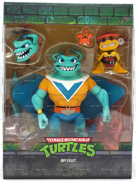Teenage Mutant Ninja Turtles Ray Fillet Action Figure Super 7 2021 Viacom #81483