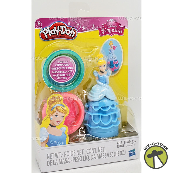Play-Doh Disney Princess Sparkle Compound Kit Cinderella 2015 Hasbro 35752