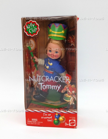 Nutcracker Tommy Ornament Barbie Doll Kelly Club Mattel 2003 B1348
