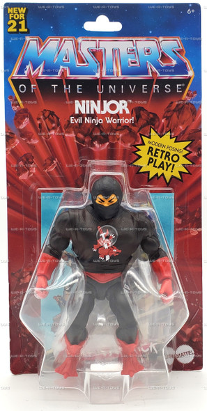 Masters of the Universe Origins Ninjor Action Figure 2020 Mattel #GVW66