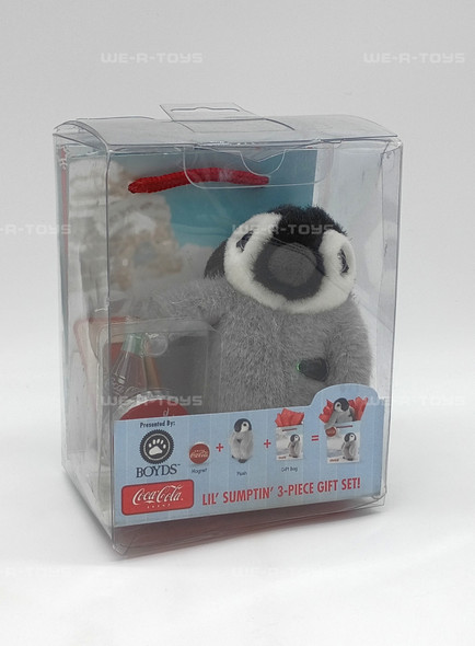 Lil' Sumptin' 3-Piece Gift Set Coca-Cola Plush with Bag and Magnet 2006