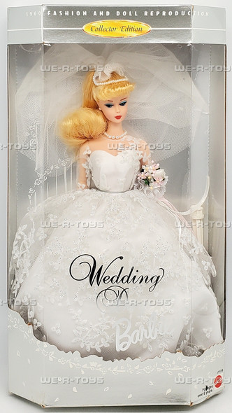 Wedding Day Barbie Doll Blonde 1960 Fashion & Doll Reproduction1996 Mattel 17119