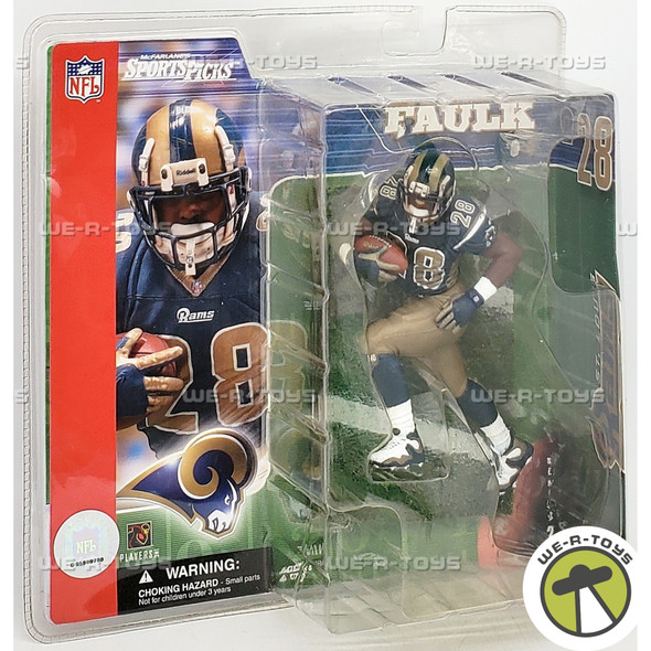 McFarlane's Sports Picks Marshall Faulk 28 Figure McFarlane Toys 70311