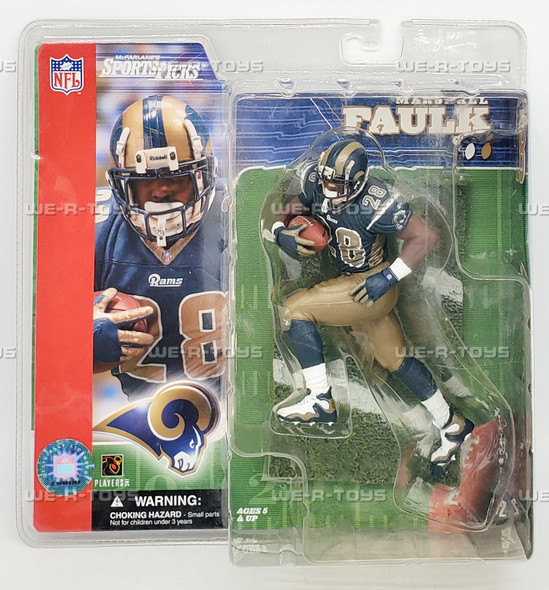 McFarlane's Sports Picks Marshall Faulk 28 Figure McFarlane Toys 70311