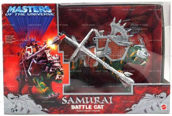 Masters of the Universe 2002 Samurai Battle Cat Figure Mattel #57596