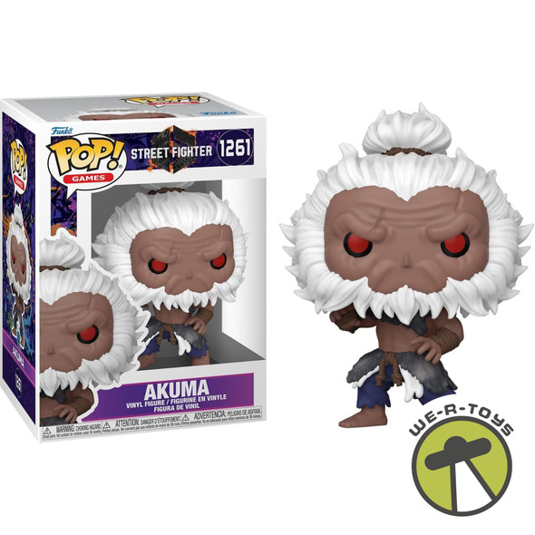 Funko Pop Street Fighter 6 Akuma Vinyl Figure #1261