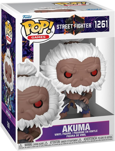 Funko Pop Street Fighter 6 Akuma Vinyl Figure #1261