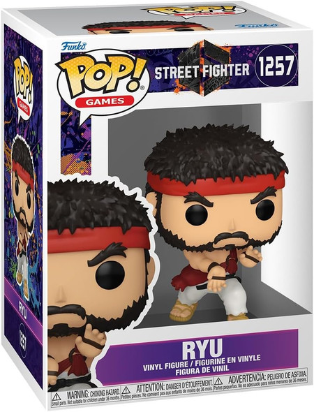 Funko Pop Street Fighter 6 Ryu Vinyl Figure #1257