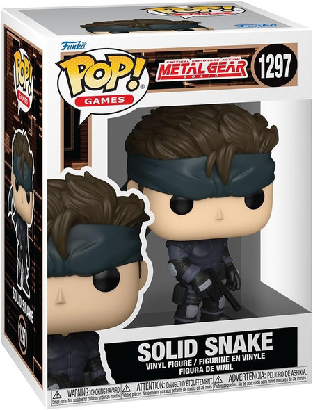 Funko Pop Metal Gear Solid Solid Snake Vinyl Figure #1297