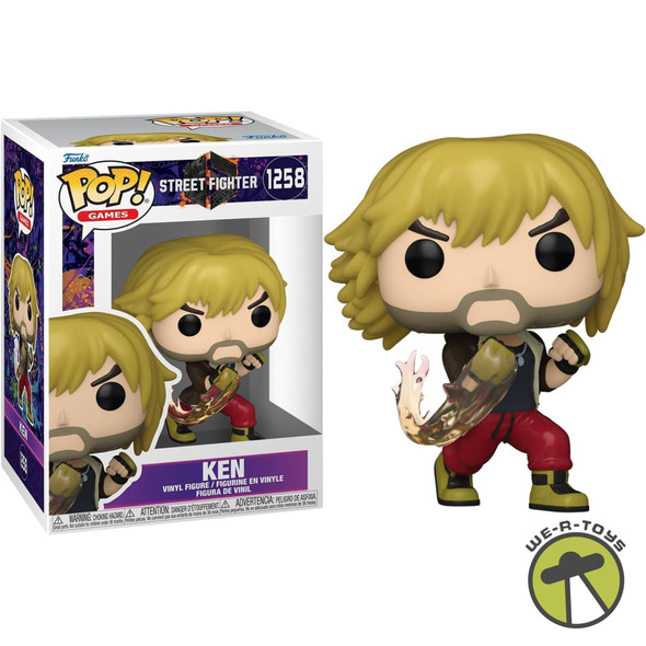 Funko Pop Street Fighter 6 Ken Vinyl Figure #1258